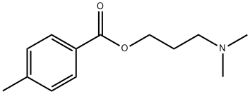 3-(dimethylamino)propyl 4-methylbenzoate Struktur