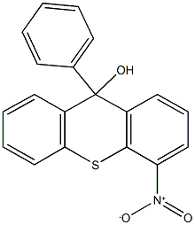 4-nitro-9-phenyl-9H-thioxanthen-9-ol Struktur