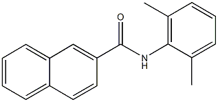 N-(2,6-dimethylphenyl)-2-naphthamide Struktur