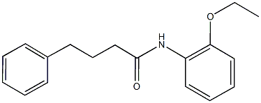 N-(2-ethoxyphenyl)-4-phenylbutanamide Struktur