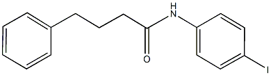 N-(4-iodophenyl)-4-phenylbutanamide Struktur