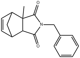 4-benzyl-2-methyl-4-azatricyclo[5.2.1.0~2,6~]dec-8-ene-3,5-dione Struktur