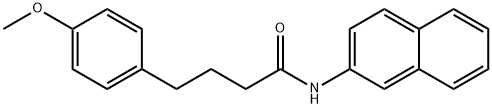 4-(4-methoxyphenyl)-N-(2-naphthyl)butanamide Struktur