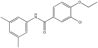 3-chloro-N-(3,5-dimethylphenyl)-4-ethoxybenzamide Struktur