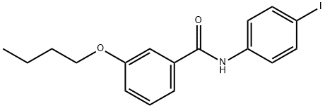 3-butoxy-N-(4-iodophenyl)benzamide Struktur