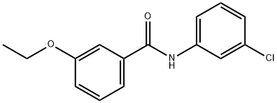 N-(3-chlorophenyl)-3-ethoxybenzamide Struktur