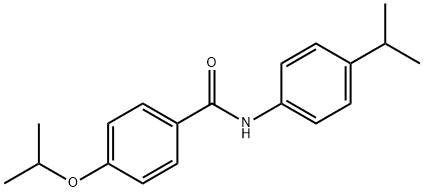 4-isopropoxy-N-(4-isopropylphenyl)benzamide Struktur