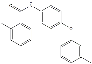 2-methyl-N-[4-(3-methylphenoxy)phenyl]benzamide Struktur