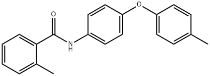 2-methyl-N-[4-(4-methylphenoxy)phenyl]benzamide Struktur