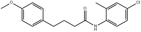 N-(4-chloro-2-methylphenyl)-4-(4-methoxyphenyl)butanamide Struktur