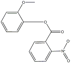 2-methoxyphenyl 2-nitrobenzoate Struktur