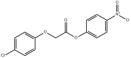 4-nitrophenyl (4-chlorophenoxy)acetate Struktur