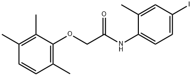 N-(4-iodo-2-methylphenyl)-2-(2,3,6-trimethylphenoxy)acetamide Struktur