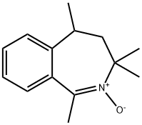 1,3,3,5-tetramethyl-4,5-dihydro-3H-2-benzazepine 2-oxide Struktur