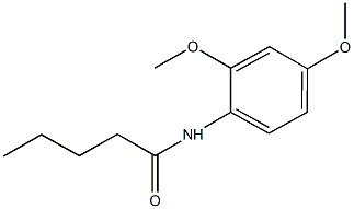 N-(2,4-dimethoxyphenyl)pentanamide Struktur