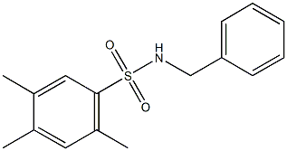 N-benzyl-2,4,5-trimethylbenzenesulfonamide Struktur