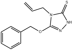 4-allyl-5-(benzyloxy)-4H-1,2,4-triazole-3-thiol Struktur