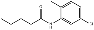 N-(5-chloro-2-methylphenyl)pentanamide Struktur