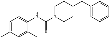 4-benzyl-N-(2,4-dimethylphenyl)piperidine-1-carbothioamide Struktur