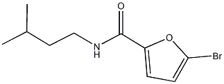 5-bromo-N-isopentyl-2-furamide Struktur