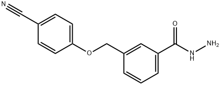 3-[(4-cyanophenoxy)methyl]benzohydrazide Struktur