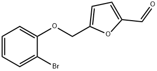 5-[(2-bromophenoxy)methyl]-2-furaldehyde Struktur