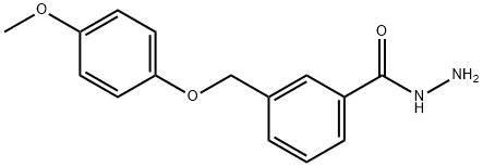 3-[(4-methoxyphenoxy)methyl]benzohydrazide Struktur