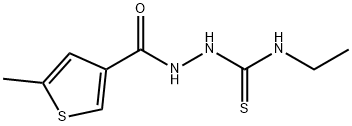 N-ethyl-2-[(5-methyl-3-thienyl)carbonyl]hydrazinecarbothioamide Struktur