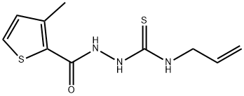 N-allyl-2-[(3-methyl-2-thienyl)carbonyl]hydrazinecarbothioamide Struktur