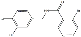 2-bromo-N-(3,4-dichlorobenzyl)benzamide Struktur