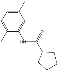 N-(2,5-dimethylphenyl)cyclopentanecarboxamide Struktur