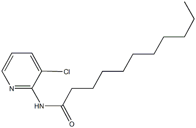 N-(3-chloro-2-pyridinyl)undecanamide Struktur