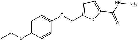 5-[(4-ethoxyphenoxy)methyl]-2-furohydrazide Struktur