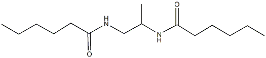 N-[2-(hexanoylamino)-1-methylethyl]hexanamide Struktur