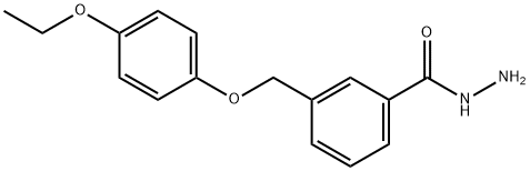 3-[(4-ethoxyphenoxy)methyl]benzohydrazide Struktur