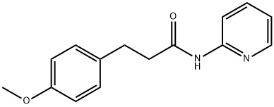 3-(4-methoxyphenyl)-N-(2-pyridinyl)propanamide Struktur