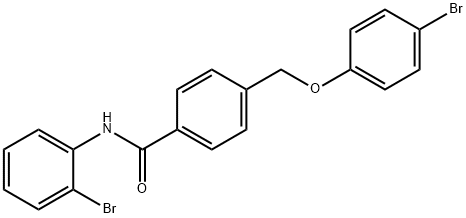 4-[(4-bromophenoxy)methyl]-N-(2-bromophenyl)benzamide Struktur