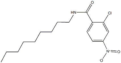 2-chloro-4-nitro-N-nonylbenzamide Struktur