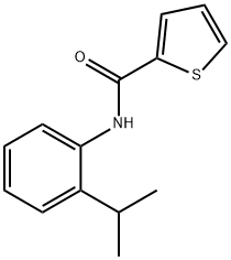 N-(2-isopropylphenyl)-2-thiophenecarboxamide Struktur