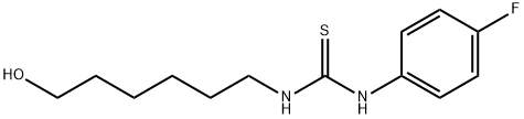 N-(4-fluorophenyl)-N'-(6-hydroxyhexyl)thiourea Struktur