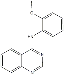 N-(2-methoxyphenyl)-N-(4-quinazolinyl)amine Struktur