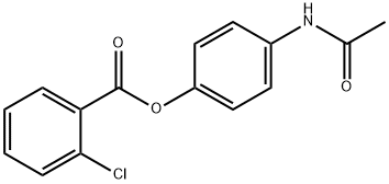 4-(acetylamino)phenyl 2-chlorobenzoate Struktur