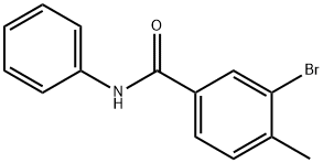 3-bromo-4-methyl-N-phenylbenzamide Struktur