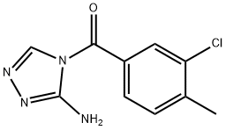 4-(3-chloro-4-methylbenzoyl)-4H-1,2,4-triazol-3-ylamine Struktur