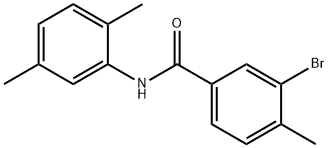 3-bromo-N-(2,5-dimethylphenyl)-4-methylbenzamide Struktur