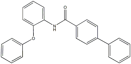 N-(2-phenoxyphenyl)[1,1'-biphenyl]-4-carboxamide Struktur