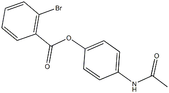 4-(acetylamino)phenyl 2-bromobenzoate Struktur