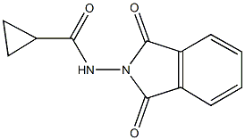 N-(1,3-dioxo-1,3-dihydro-2H-isoindol-2-yl)cyclopropanecarboxamide Struktur