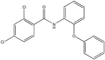 2,4-dichloro-N-(2-phenoxyphenyl)benzamide Struktur