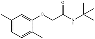 N-(tert-butyl)-2-(2,5-dimethylphenoxy)acetamide Struktur